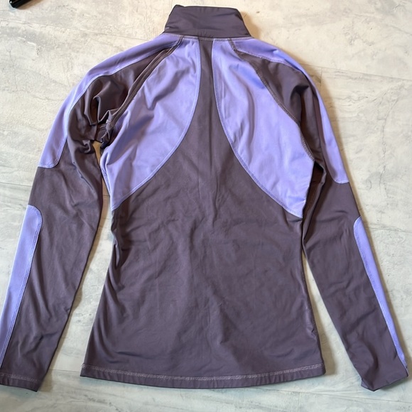 Nike  Pro 1/2 zip dri fit jacket  pull over periwinkle & purple gray Size S NWOT - Picture 7 of 12